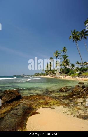 Sri Lanka, Galle, Unawatuna, Thalpe beach Stock Photo - Alamy