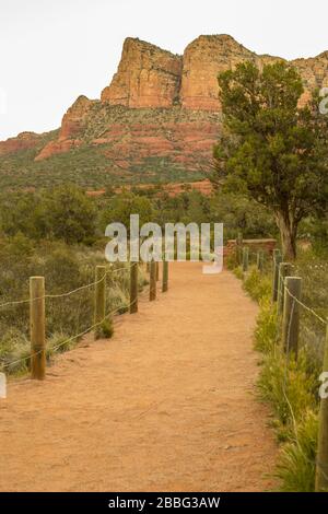 Many trails here at Red Rocks. Hiking is popular here. This region has grown a lot within the past 12 years. New expensive homes dot the region. Stock Photo