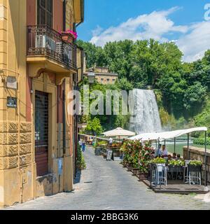 Isola del Liri, small town in the province of Frosinone, Lazio, central Italy. June-06-2019 Stock Photo