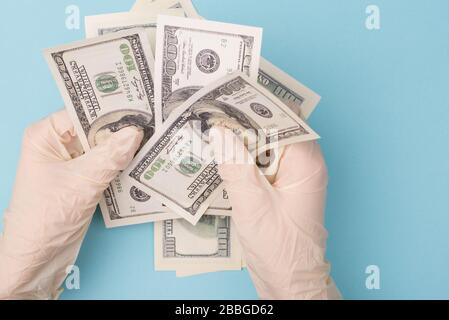 hand gloves for cash counting