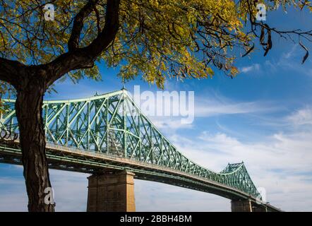 Jacques-Cartier Bridge, Montreal, Quebec, Canada, Stock Photo