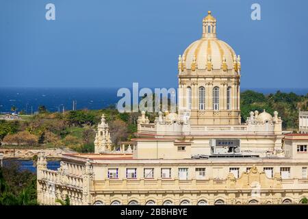 The Museum of the Revolution, formerly the Presidential Palace, Havana Vieja, Cuba Stock Photo