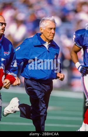 Marv Levy of the Buffalo Bills Stock Photo