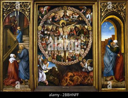 Triptych of the Rosary 1510 Hans Suess von Kulmbach 1485 1522 German Germany Nuremberg  ( detail ) Stock Photo