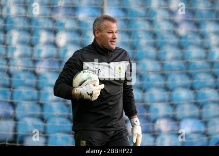 Burnley goalkeeper Brian Jensen Stock Photo