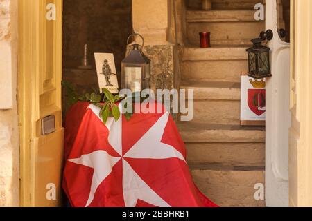 Malta, Birgu: BIRGUFEST - This event taking place in Birgu (also known as Vittoriosa), which is one of Malta's oldest and most historic cities, has no Stock Photo