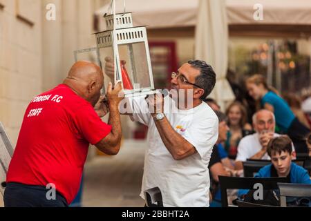 Malta, Birgu: BIRGUFEST - This event taking place in Birgu (also known as Vittoriosa), which is one of Malta's oldest and most historic cities, has no Stock Photo