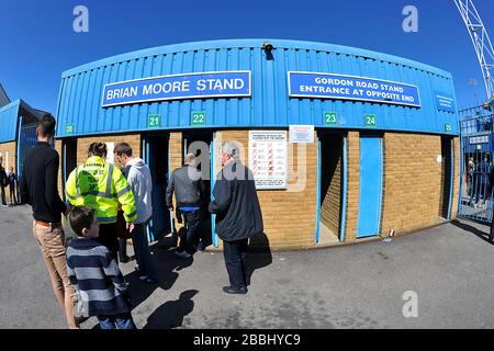 General view of the MEMS Priestfield Stadium in Gillingham. Stock Photo