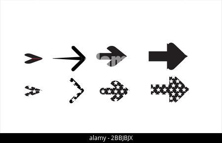 Arrow vector design art abstract Stock Vector