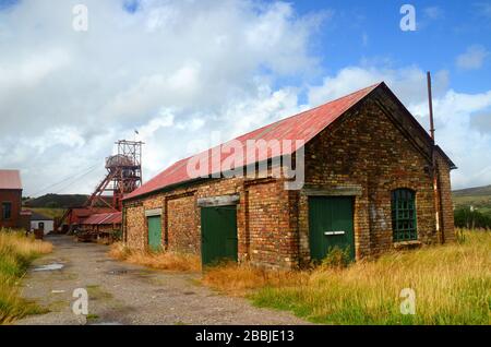 Big Pit National Coal Museum in Blaenavon, Torfaen, Wales Stock Photo