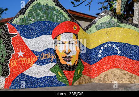 Fusterlandia, public-art installations by local artist José Fuster, with colorful, whimsical mosaics, Playa de Jaimanitas, Havana, Cuba