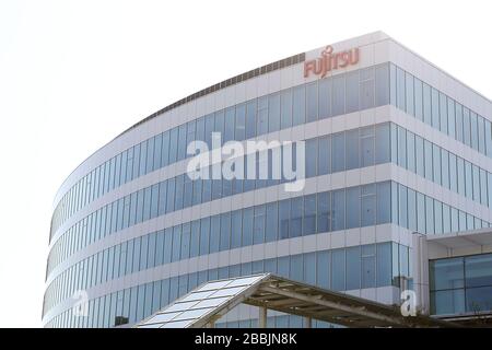 A general view of Fujitsu Solution Square in Tokyo Japan on March 18 ...