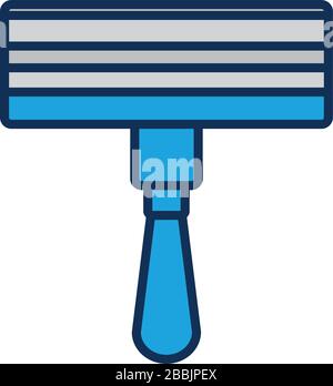 squeegee icon over white background, flat style, vector illustration ...