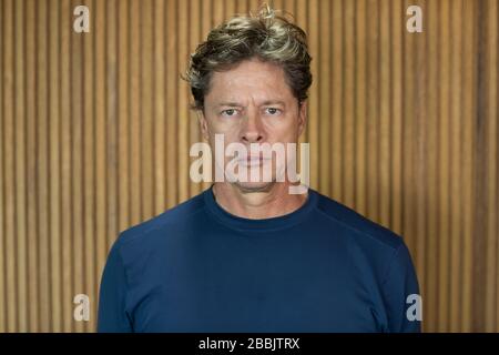 Man with the lost expression. Stock Photo