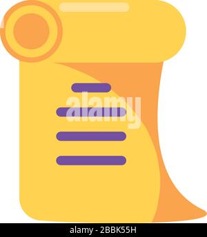 papyrus written on white background vector illustration design Stock Vector