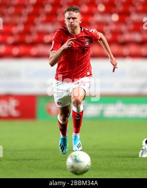 Charlton Athletic's Alfie Doughty in action during the match Stock Photo