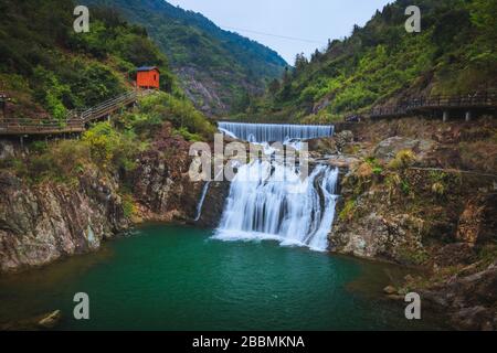 Countryside landscape of China's traditional and historic village Stock Photo