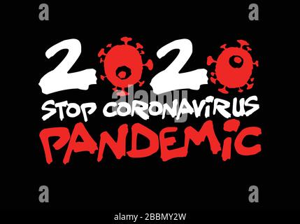 Sign caution coronavirus. Stop coronavirus. Vector illustration Stock Vector