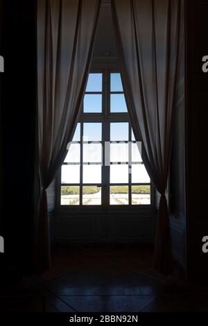 Window in Chateau de Chambord Stock Photo