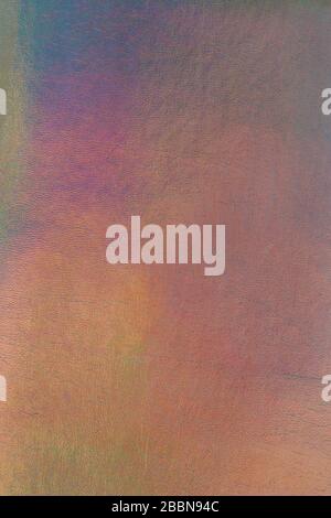 Holographic Texture. Rainbow color sunlight spots and gradient. Top view Stock Photo