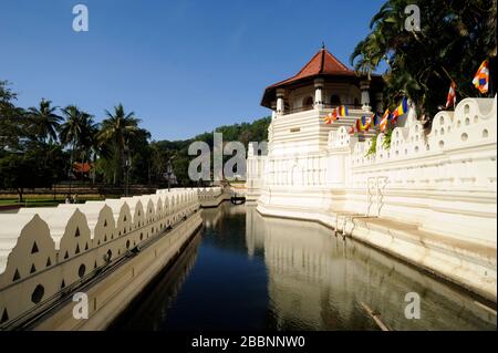 Sri Lanka, Kandy, temple of the tooth Stock Photo
