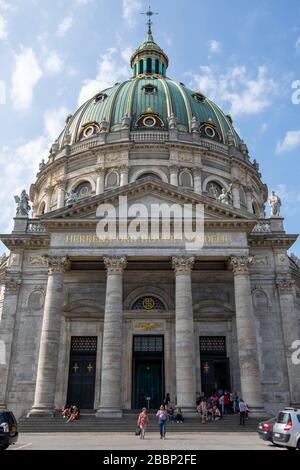 Frederik's Church aka The Marble Church Marmorkirken in Copenhagen, Denmark, Europe Stock Photo