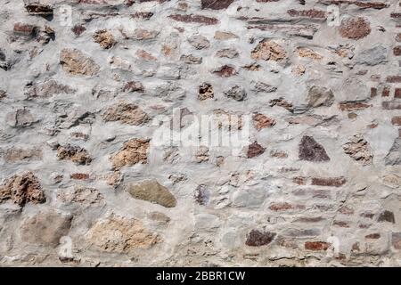 Old Weathered Stone Wall Texture Stock Photo