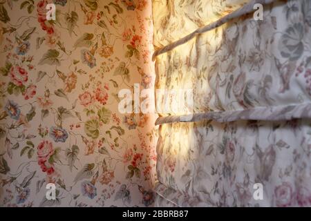 Laura Ashley wallpaper Stock Photo