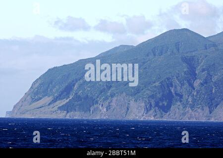 Most remote island Tristan da Cunha Stock Photo