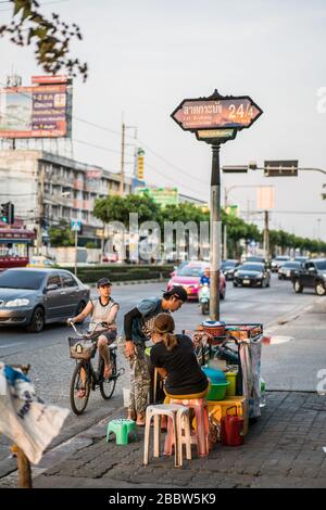 Street market, Bangkok, Thailand, Asia Stock Photo