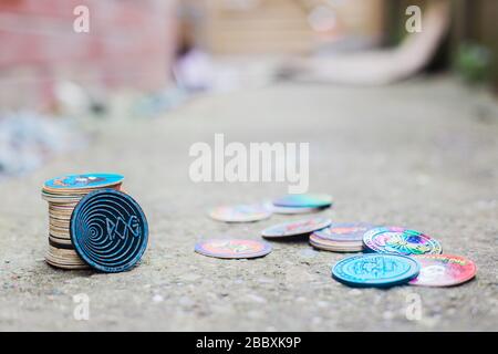 Pog Disc Pog is a popular game and collectible toy from the 1990s, made up of ...