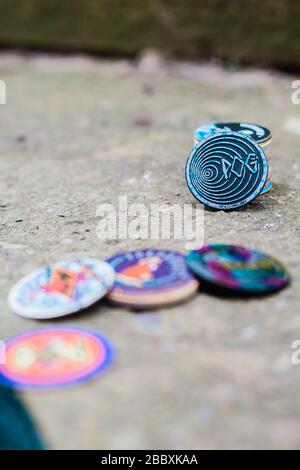 Pog Disc Pog is a popular game and collectible toy from the 1990s, made up of ...