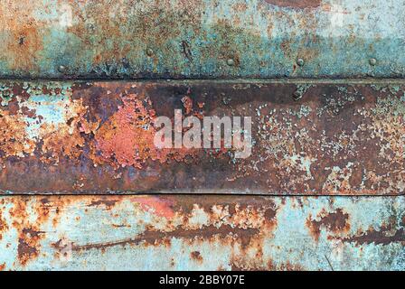 old rusty scratched metal background Stock Photo