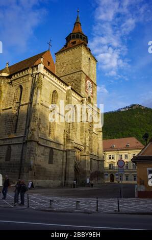 Brasov, Transylvania, Romania- April 29, 2014: The Black Church ( Biserica Neagra) in Brasov city, Prahova Valley, Romania Stock Photo