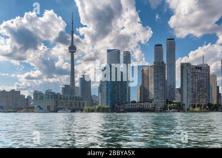 Toronto city skyline Stock Photo