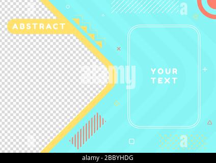 Abstract sale colorful background cyan art modern design with space. vector illustration. Stock Vector