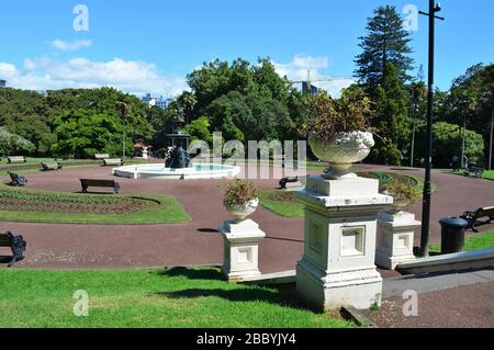 Auckland city Albert park in New Zealand Stock Photo