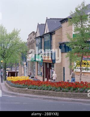 1989, street scenes of Ilkley, West Yorkshire, Northern England, UK Stock Photo