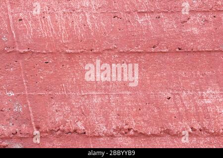 Red grunge wall background. Froly colored texture. Stock Photo