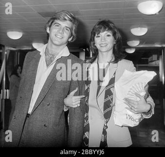 Actress Victoria Principal and husband Christopher Skinner arriving at ...