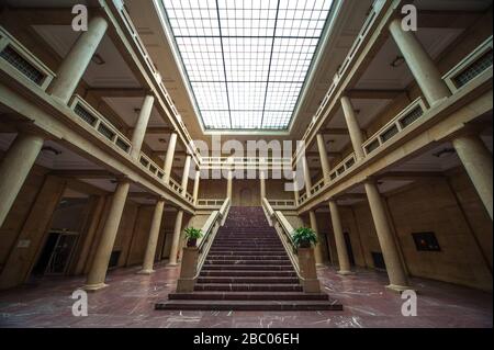 Foyer in the building of the University of Music and Theatre Munich in Arcisstraße 12 (former Führerbau) in Munich's Maxvorstadt. [automated translation] Stock Photo