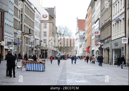 Effects of the corona virus: Munich's inner city is rarely so empty. [automated translation] Stock Photo