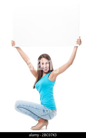 Portrait of a young woman in studio Stock Photo
