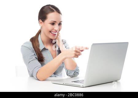 Portrait of a young woman in studio Stock Photo