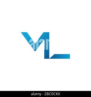 Initial ML letter Logo vector Template. Abstract Letter ML logo Design. Minimalist Linked Letter Trendy Business Logo Design Vector Template. Stock Vector
