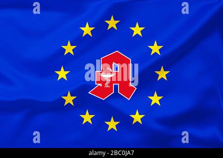 Brexit, Euroflagge, Flagge, EU-Fahne,  Eurostars, Apotheke, Logo, Online-Apotheke, Doc Morris,