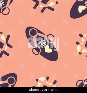 Retro share icon, hashtag, heart seamless vector pattern background. Social media infographic backdrop. Internet symbol all over print. Concept design Stock Vector