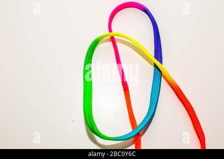 Colorful lace for texture and background. Stock Photo