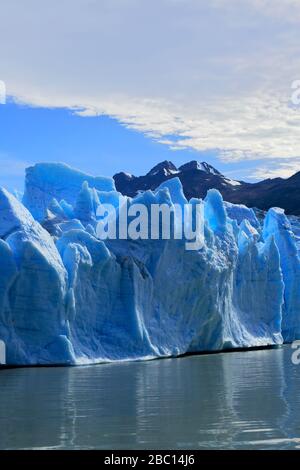 View of the Grey Glacier, Lago Grey, Torres del Paine National Park, Magallanes region, Patagonia, Chile Stock Photo