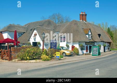 Clifton Hampden, Oxfordshire, Barley Mow Pub Stock Photo